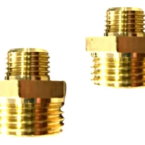 2 Peças Niple Redução Conexão Latão 1/2 - 3/8 Rosca Bsp -kit (cópia)